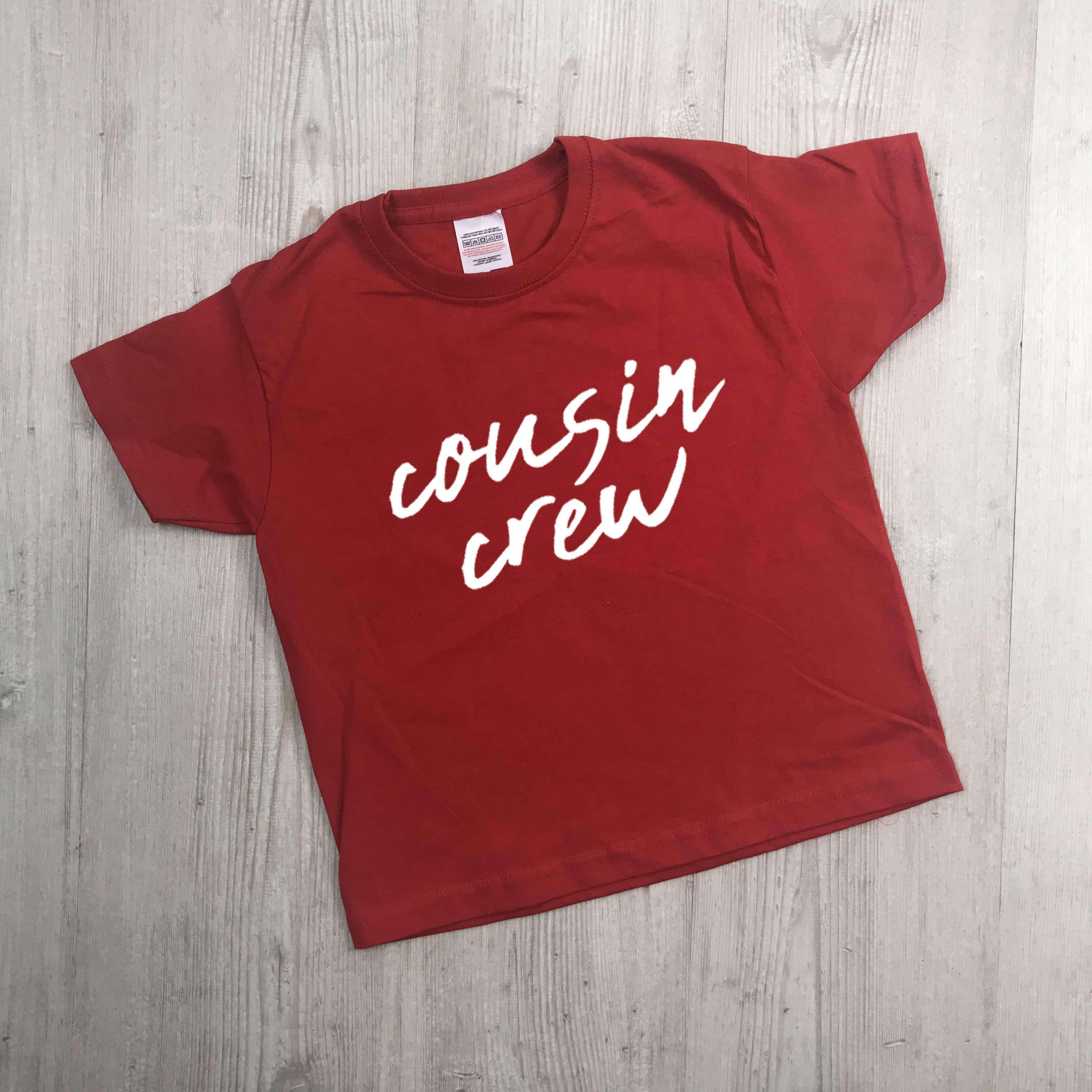 Cousin Crew Script Tees 00 (MRK X) - Trendy Graphic T-Shirts for Men & Women - Perfect for Casual Wear, Street Style & Everyday Outfits
