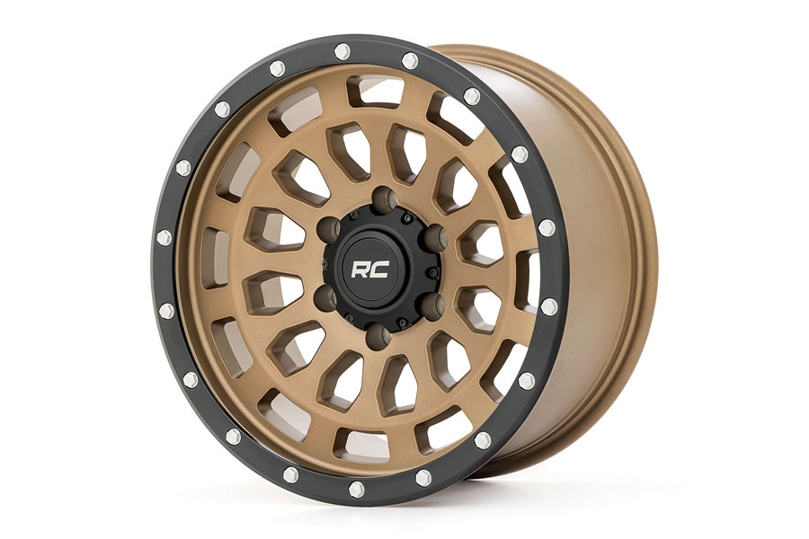 Ford Bronco Rough Country 87 Series Wheel 17x8.5 6x5.5 - Off-Road Alloy Rims for Ford Trucks & SUVs - Perfect for Trail Riding & Outdoor Adventures