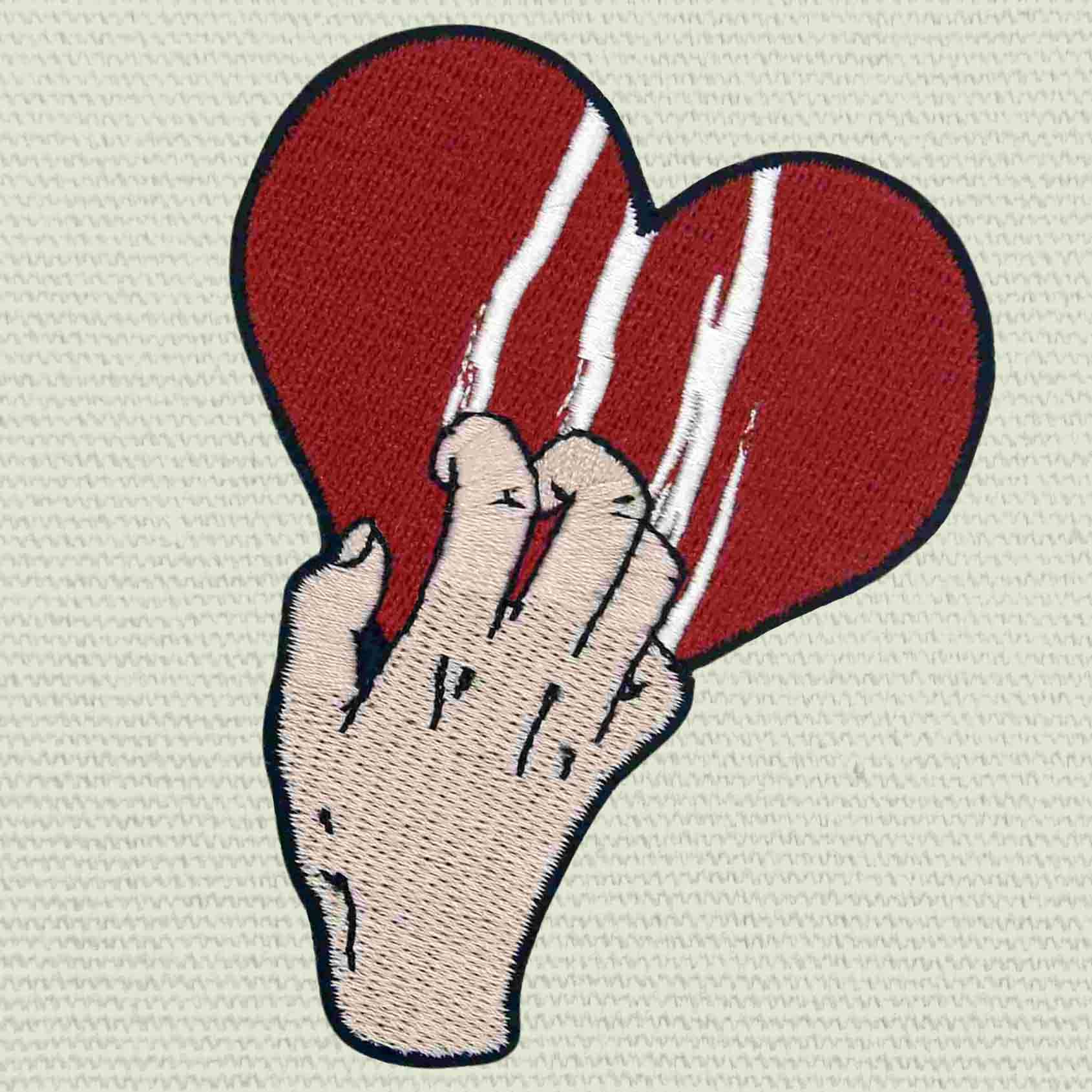 Unbearable Temptation Itchy Patch - Embroidered Iron On & Sew On Applique Badge for Jackets, Hats, Bags - DIY Clothing Emblem for Punk, Gothic, Rock Fashion