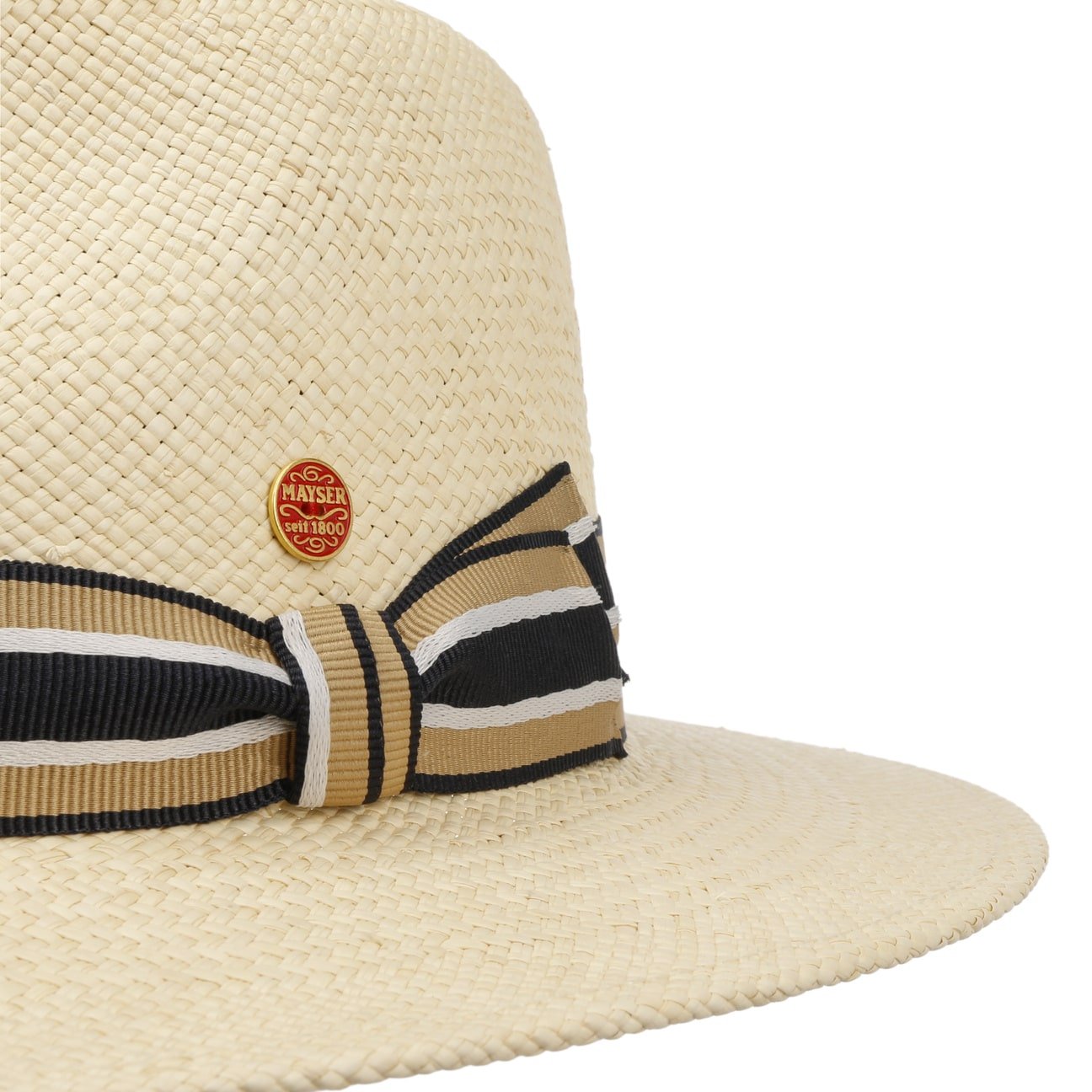 Mayser Mathis Panama Hat for Men & Women - Lightweight Breathable Summer Sun Hat for Beach, Travel & Outdoor Activities
