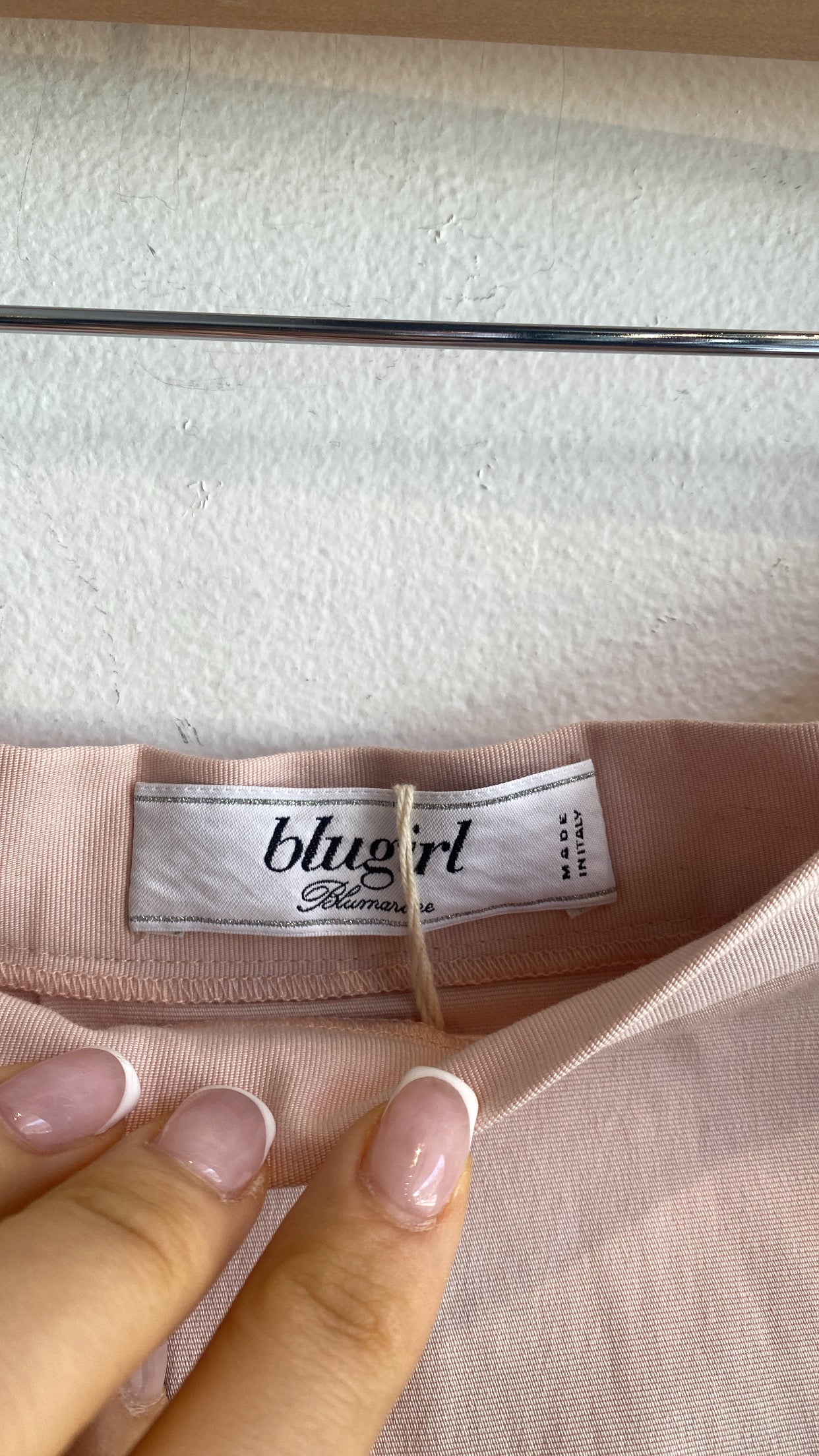 Blugirl Pink Pleated Skirt for Women - Elegant Flowy Midi Skirt with Waistband | Perfect for Parties, Weddings & Casual Outfits