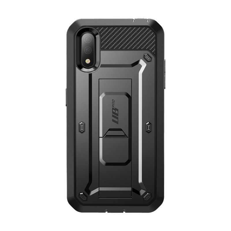 Samsung Galaxy A01 Unicorn Beetle Pro Rugged Holster Case - Heavy Duty Shockproof Cover with Belt Clip - Perfect for Construction, Outdoor Adventures & Everyday Protection (Black)