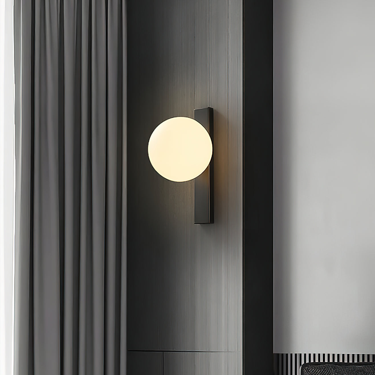 Circ 3720 Modern Wall Lamp - Sleek LED Sconce Lighting for Bedroom, Living Room & Hallway - Energy Efficient Home Decor Light Fixture
