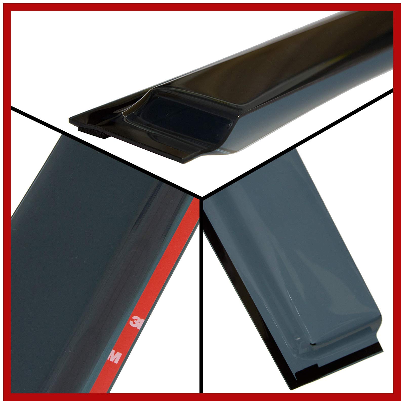 Chevrolet Blazer Rain Guards (2019-2025) - Side Window Deflectors for LT/RS/Premier Trims | Durable Tinted Window Visors | All-Weather Protection for Rain, Snow & Sun | Perfect for Commuting, Road Trips & Outdoor Adventures