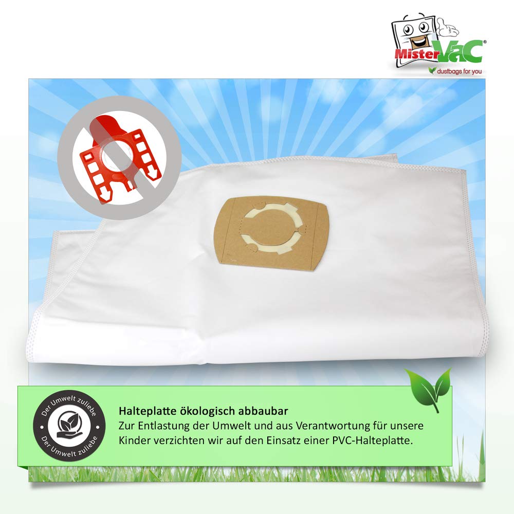 BAIER BSS 606 Professional Vacuum Cleaner Replacement Bags - 10 Pack | Compatible with Major Vacuum Brands | Ideal for Home Cleaning, Office Maintenance & Pet Hair Removal