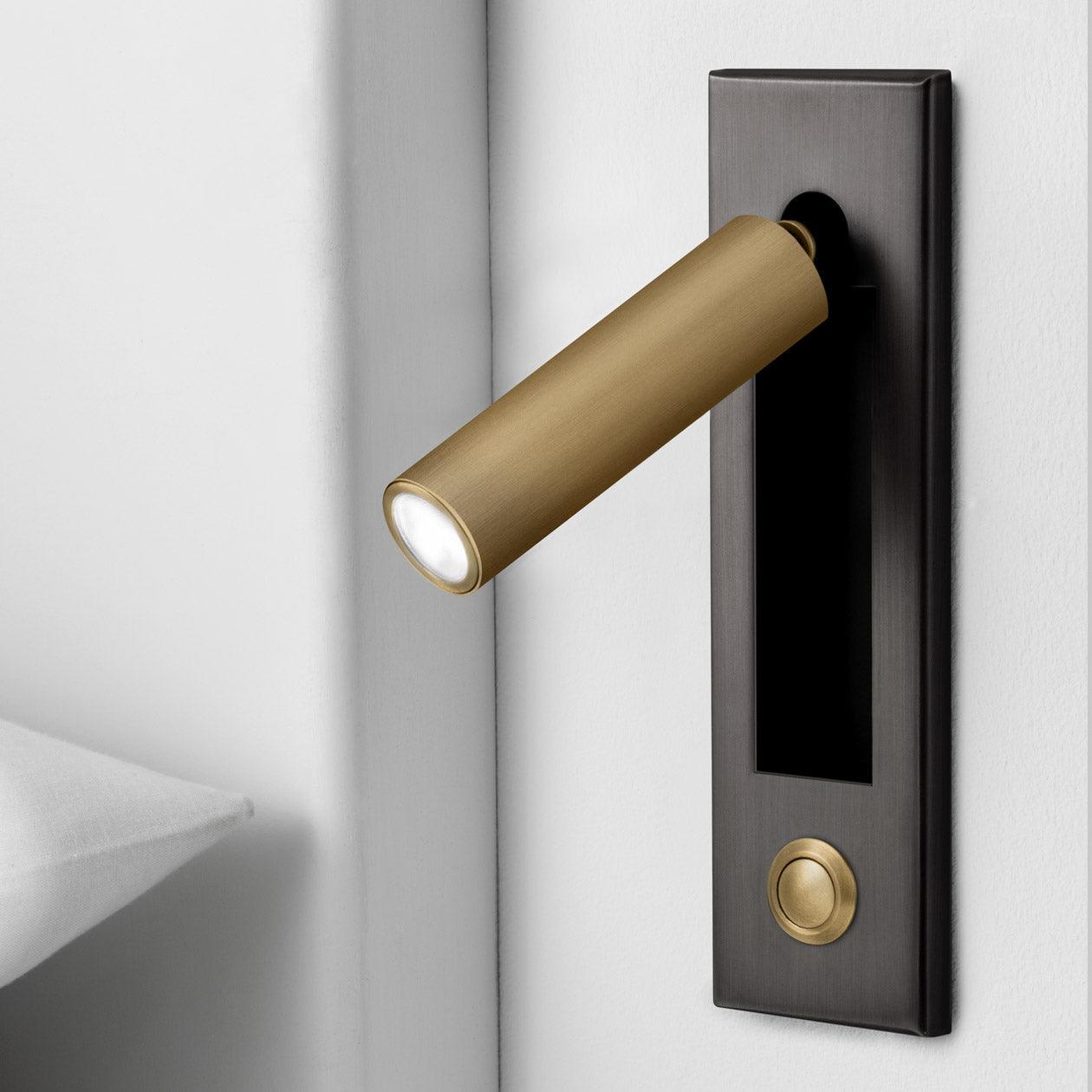 Modern LED Wall Sconce for Bedroom - Adjustable Reading Light with USB Port - Perfect for Night Reading, Nursery Room Lighting and Bedside Ambience