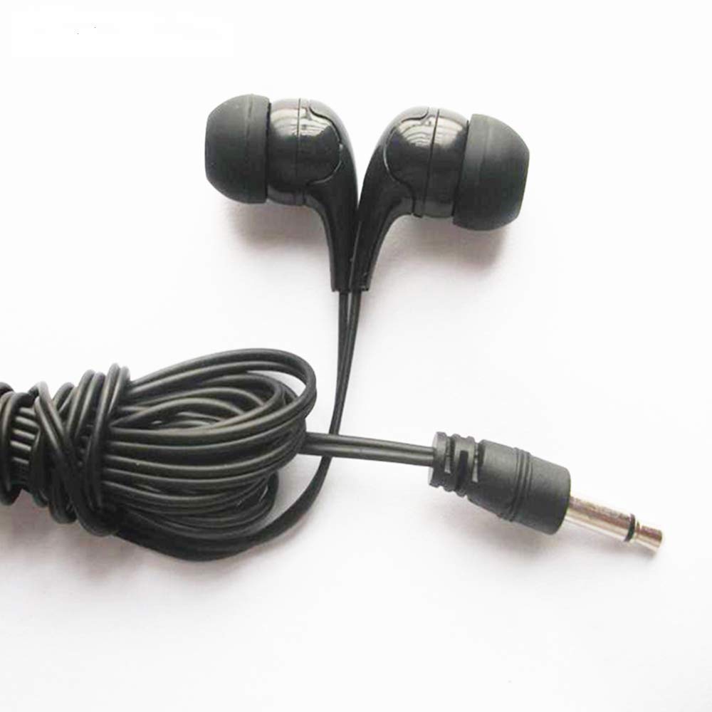 100 Pack Bulk Disposable Earbuds - Individually Wrapped Classroom Headphones for Students, Kids, Testing - Perfect for Schools, Libraries, Hospitals & Online Learning