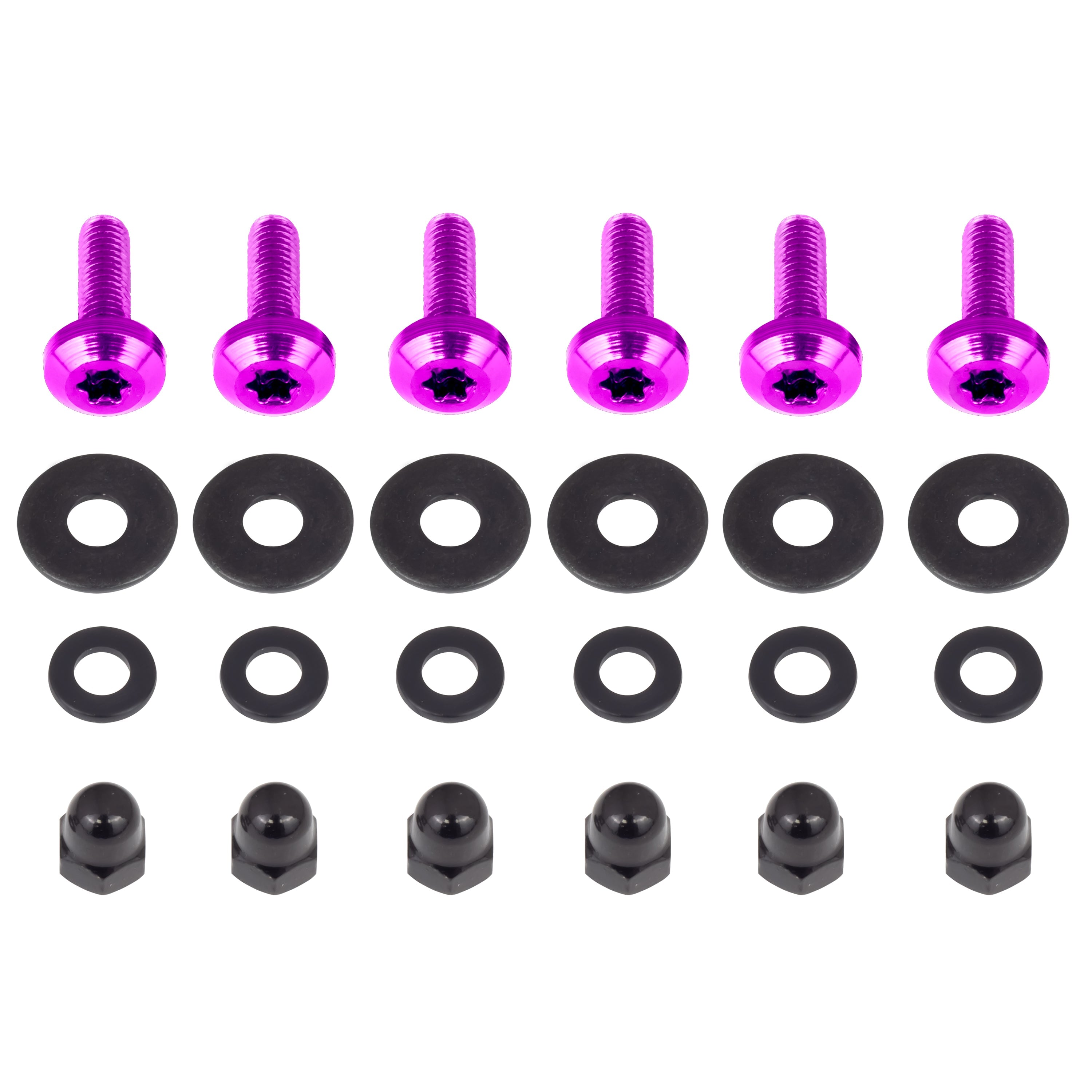 Premium Aluminum T25 Windshield Bolts for Harley & Memphis Shades Road Warrior Fairing - Durable Motorcycle Accessories for Enhanced Wind Protection & Style on Long Rides