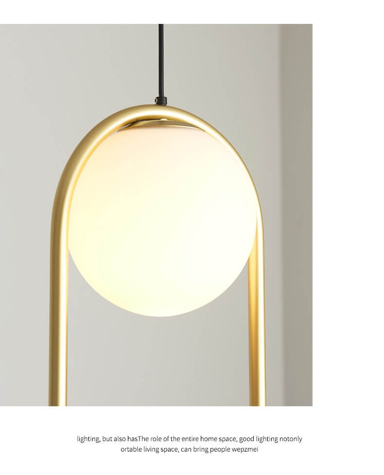 Elegant Minimalist Gold & Black Opal Glass Bubble Chandelier - 2-Tier Foyer Lighting Fixture for Modern Entryway & Dining Room Decor