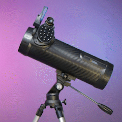 National Geographic StarApp114 114mm Reflector Telescope with Astronomy App - Perfect for Stargazing, Astrophotography & Backyard Astronomy for Beginners & Kids