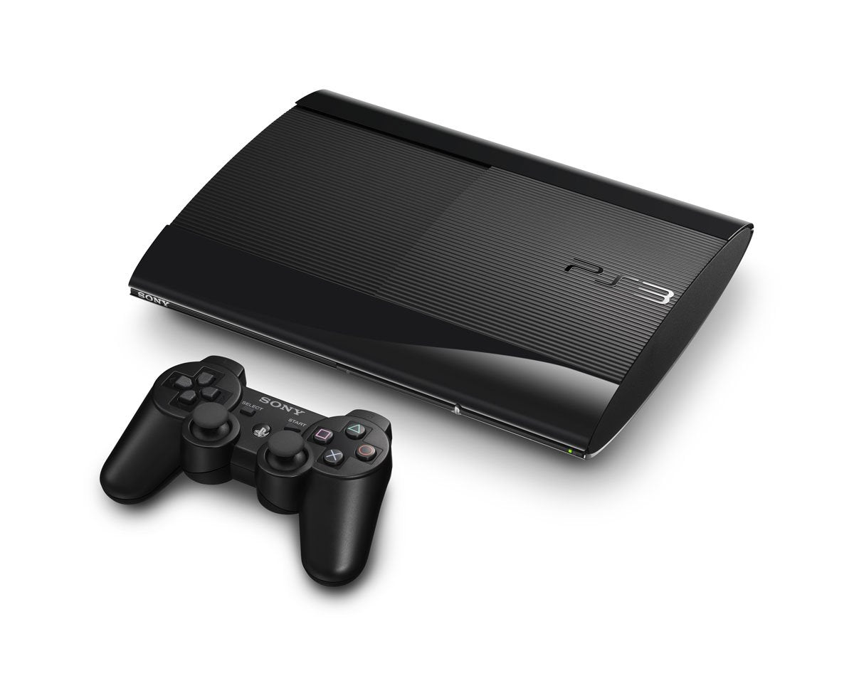 PlayStation 3 Super Slim 500GB Console (Black) - Model 4001C/4201C/4301C | Top-Loading Design for Compact Gaming | Perfect for Home Entertainment & Retro Gaming