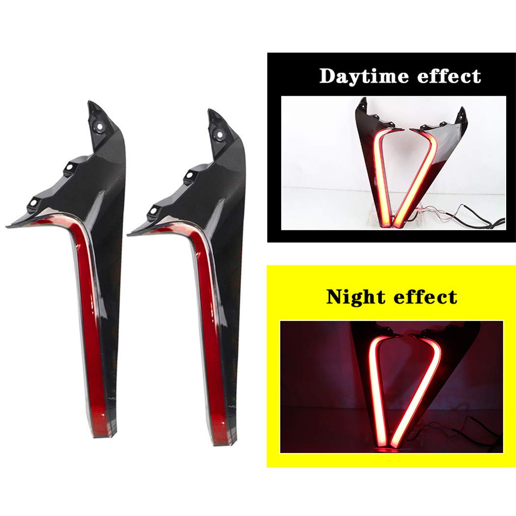 Super Bright LED Tail Lights Brake Lamp for Toyota RAV4 2019-2020 - 2pcs/Set - High Visibility Running Lights, Turn Signal & Brake Light Assemblies - Perfect for Night Driving and Enhanced Safety