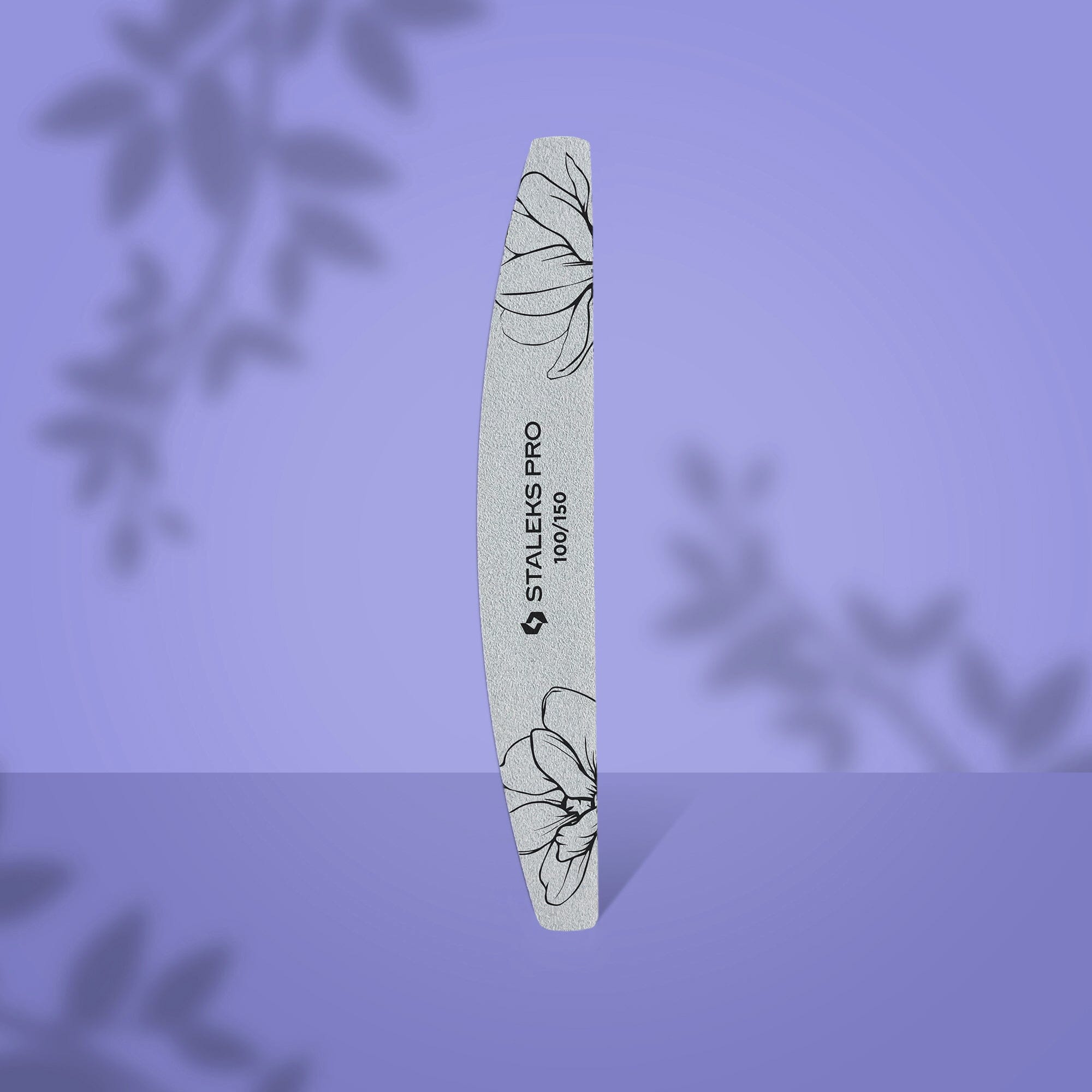 Staleks Expert 40 Crescent Mineral Nail Files - 25 Pack with 100/150 Grit for Professional Manicure & Pedicure - Perfect for Salons, Home Use, and Travel