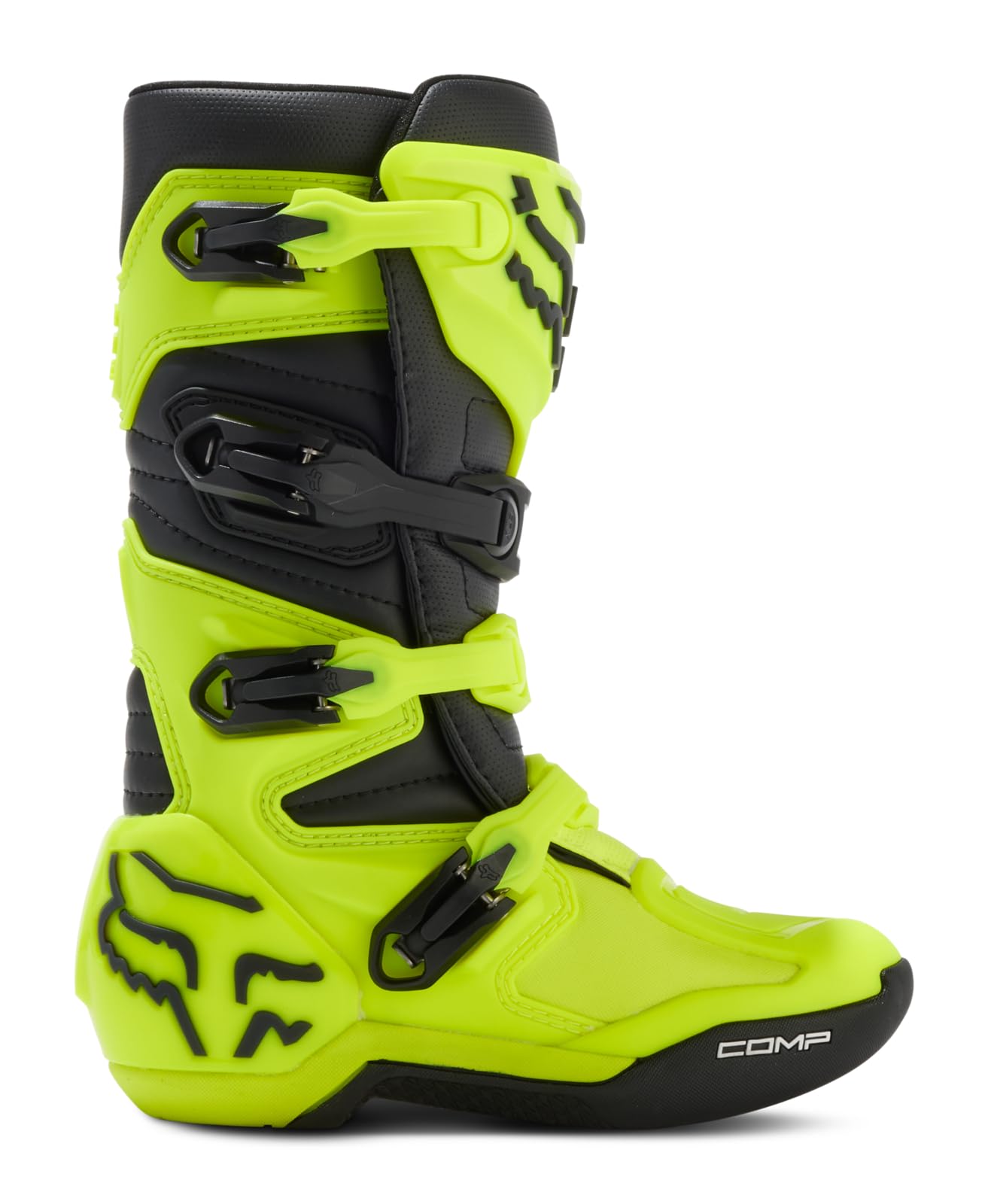 Fox Racing Youth Comp Motocross Dirt Bike Boots - Kids MX Off-Road Motorcycle Riding Shoes for Boys & Girls - Perfect for Trail Riding, Motocross Racing & ATV Adventures