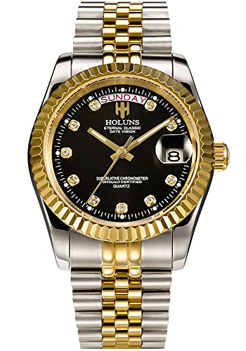 Silver&Gold/Black Dial