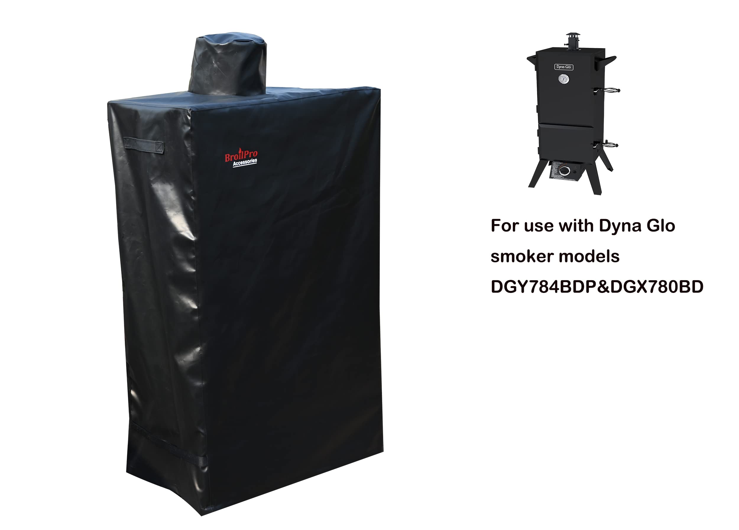Premium Vertical Smoker Cover for DGY784BDP & DGX780BDC-D Models - Weatherproof Protection for Outdoor Grilling and Smoking