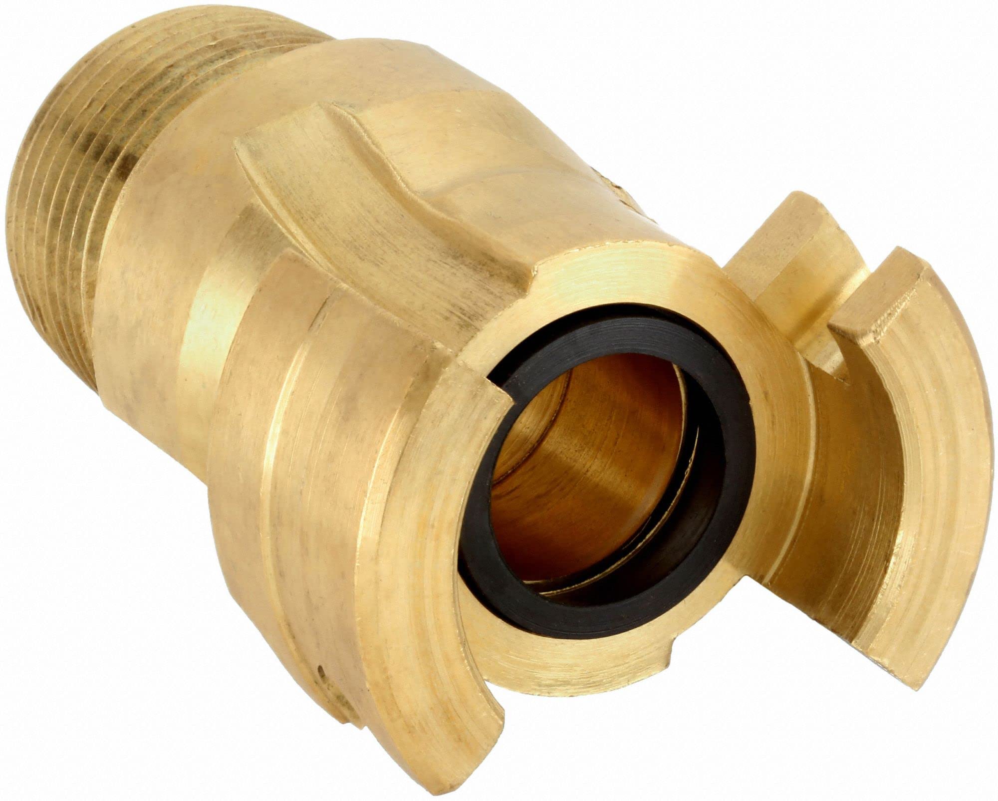 Dixon Brass Thor Quick Coupler Plug - P4M6-B - Heavy Duty Hydraulic Coupling for Construction Equipment & Farm Machinery