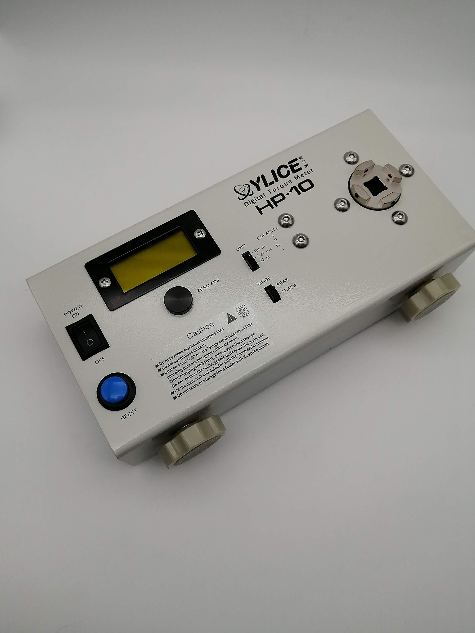 Digital Electric Torque Meter Tester HP-10 - Precision Torsion Wrench Screw Tester (0.05~10.00 KGf.cm, 0.005~1.000 N.m, 0.05~9.00 lbf.in) - Ideal for Screwdriver Calibration, Mechanical Assembly & Industrial Maintenance