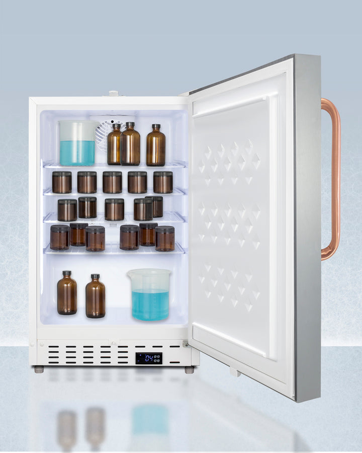 Accucold 20-Inch Wide ADA Compliant Built-In Healthcare Refrigerator - ADA404REFSSTBC | Perfect for Medical Offices, Hospitals & ADA-Compliant Facilities