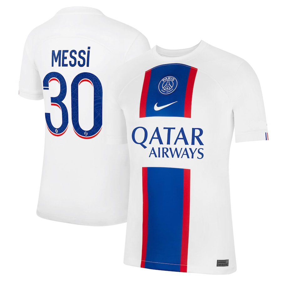 Nike PSG Third Jersey 2022/23 - Lionel Messi #30 Soccer Shirt - Official Football Jersey for Fans & Players - Perfect for Match Days & Sports Events