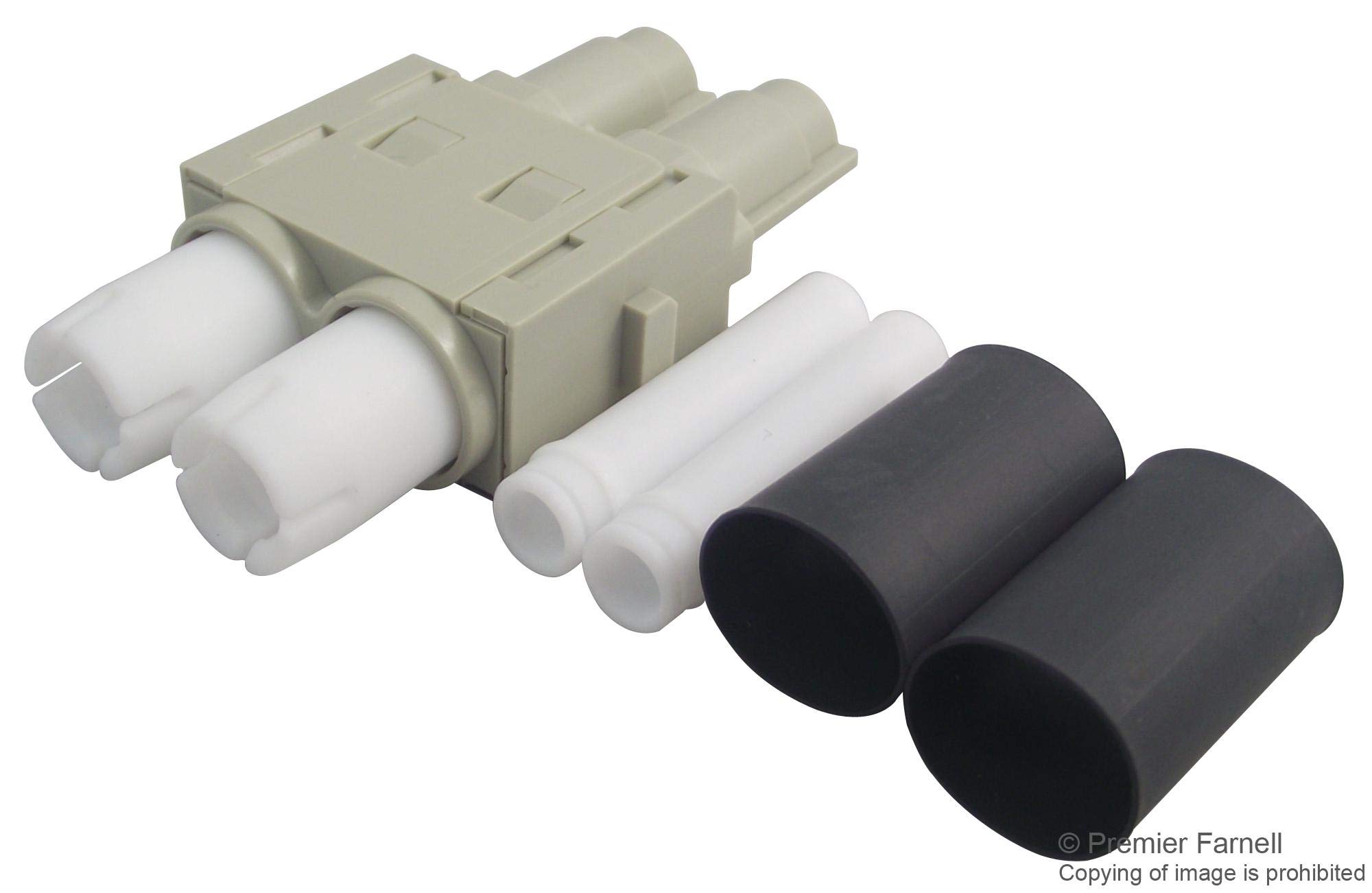 Heavy Duty Connector Han-Modular Series 2 Contacts Plug - Industrial Power Supply & Automation Equipment Connection Solution for Harsh Environments
