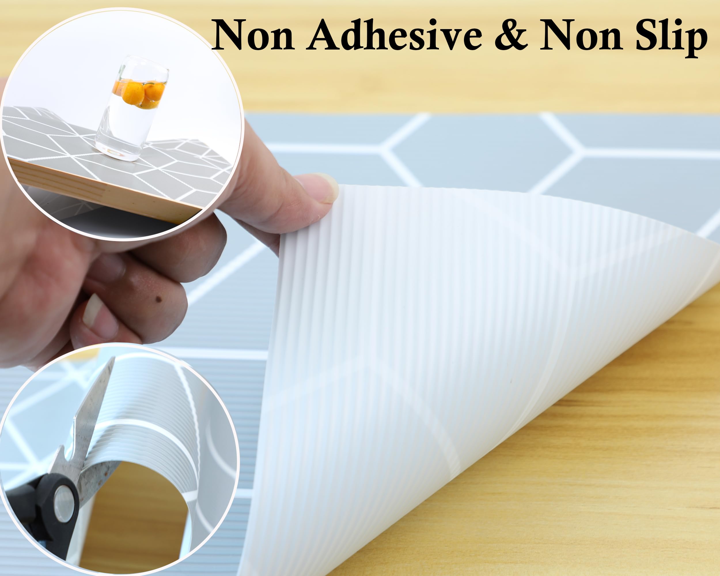 Non-Slip Waterproof Cabinet Liners 12