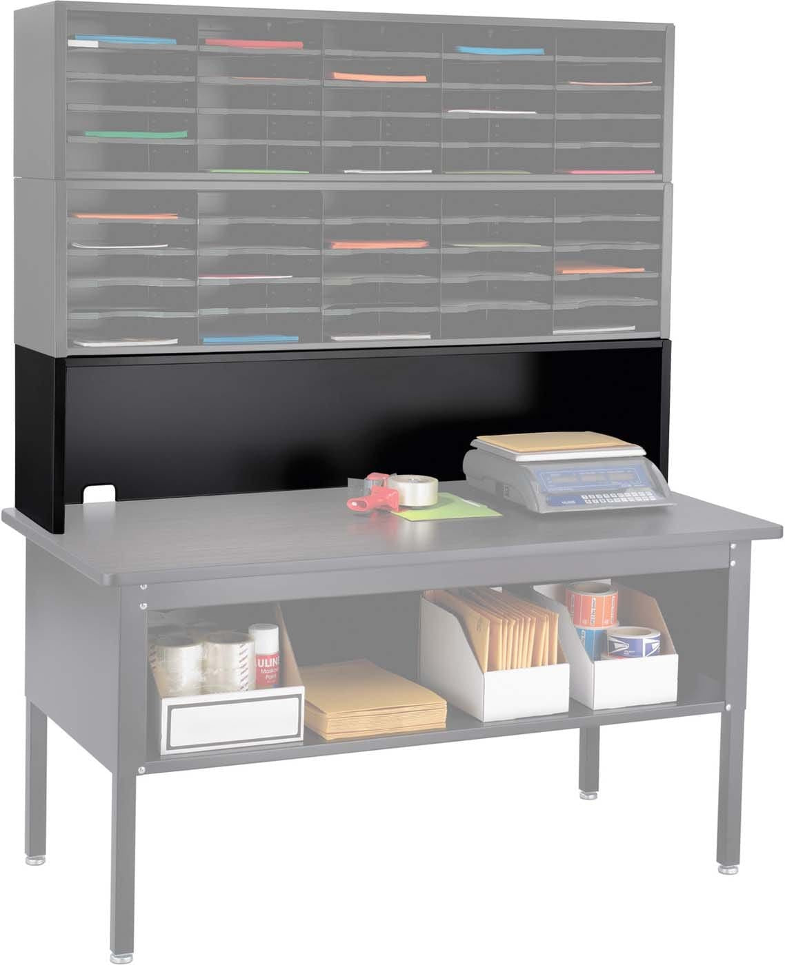 EZ Sort Riser Mailroom Organizer [7752] - Efficient Mail Sorting and Storage Solution for Offices and Home Workspaces