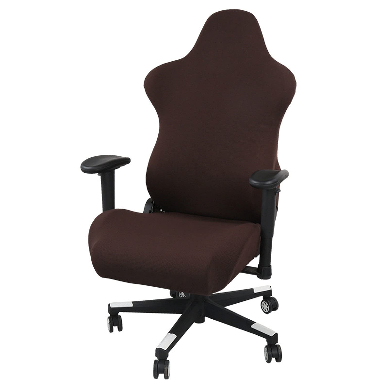 Ergonomic Game Chair Slipcover - Washable & Removable Office Chair Cover with Split Design, Universal Fit for Computer & Rotating Chairs - Perfect for Gaming, Working & Home Office Furniture Protection