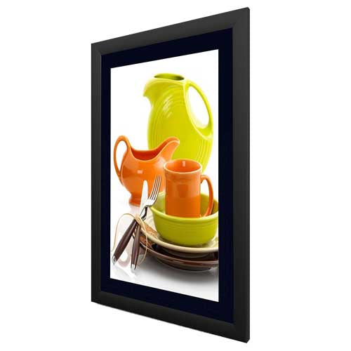 20x20 Designer Snap Frames for Posters with 3 Wide Matboard - Perfect for Home Decor, Art Displays & Office Presentations
