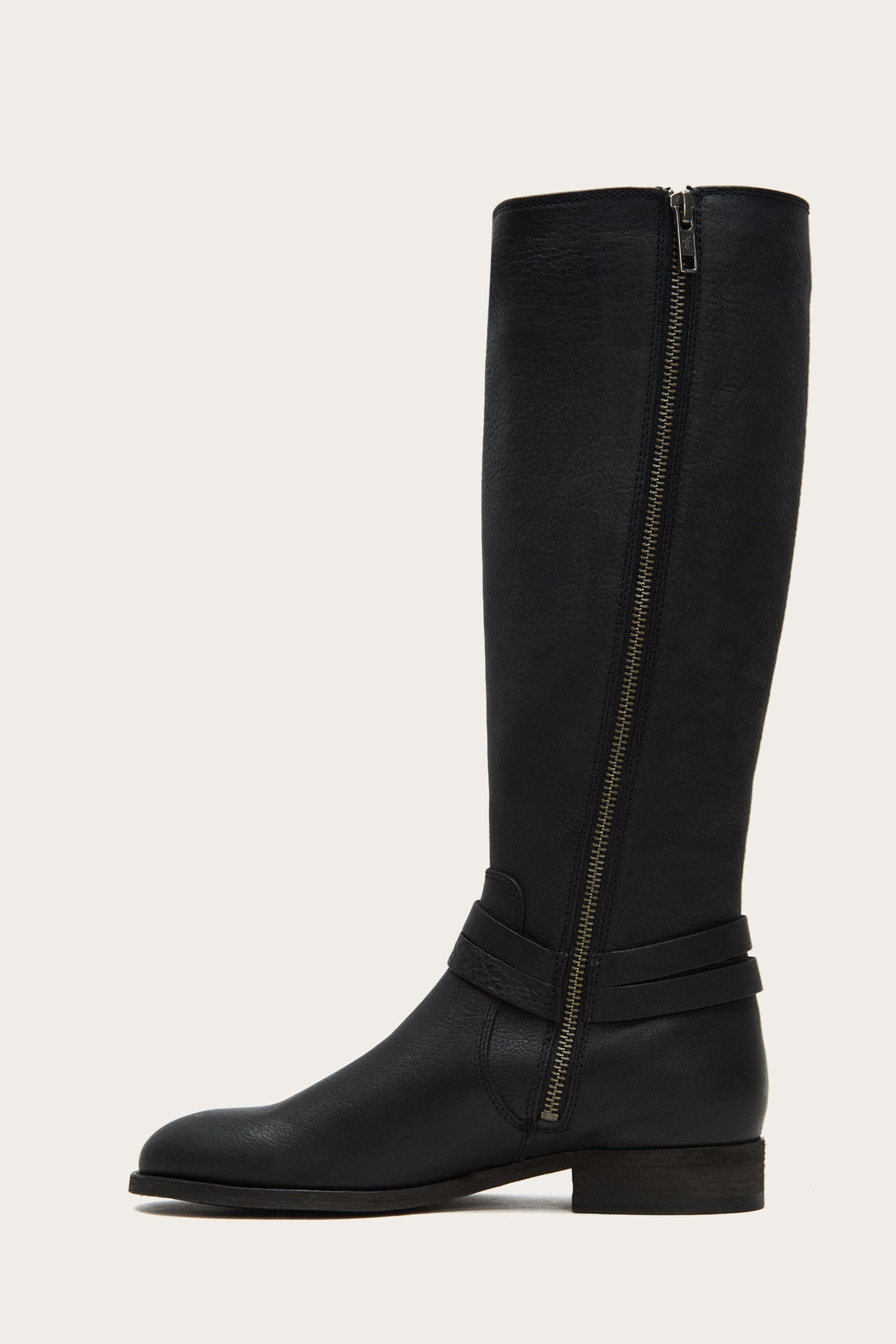 Melissa Belted Tall Wide Calf Boots - Vintage & Pre-Owned Women's Fashion - Perfect for Fall Outfits & Casual Wear