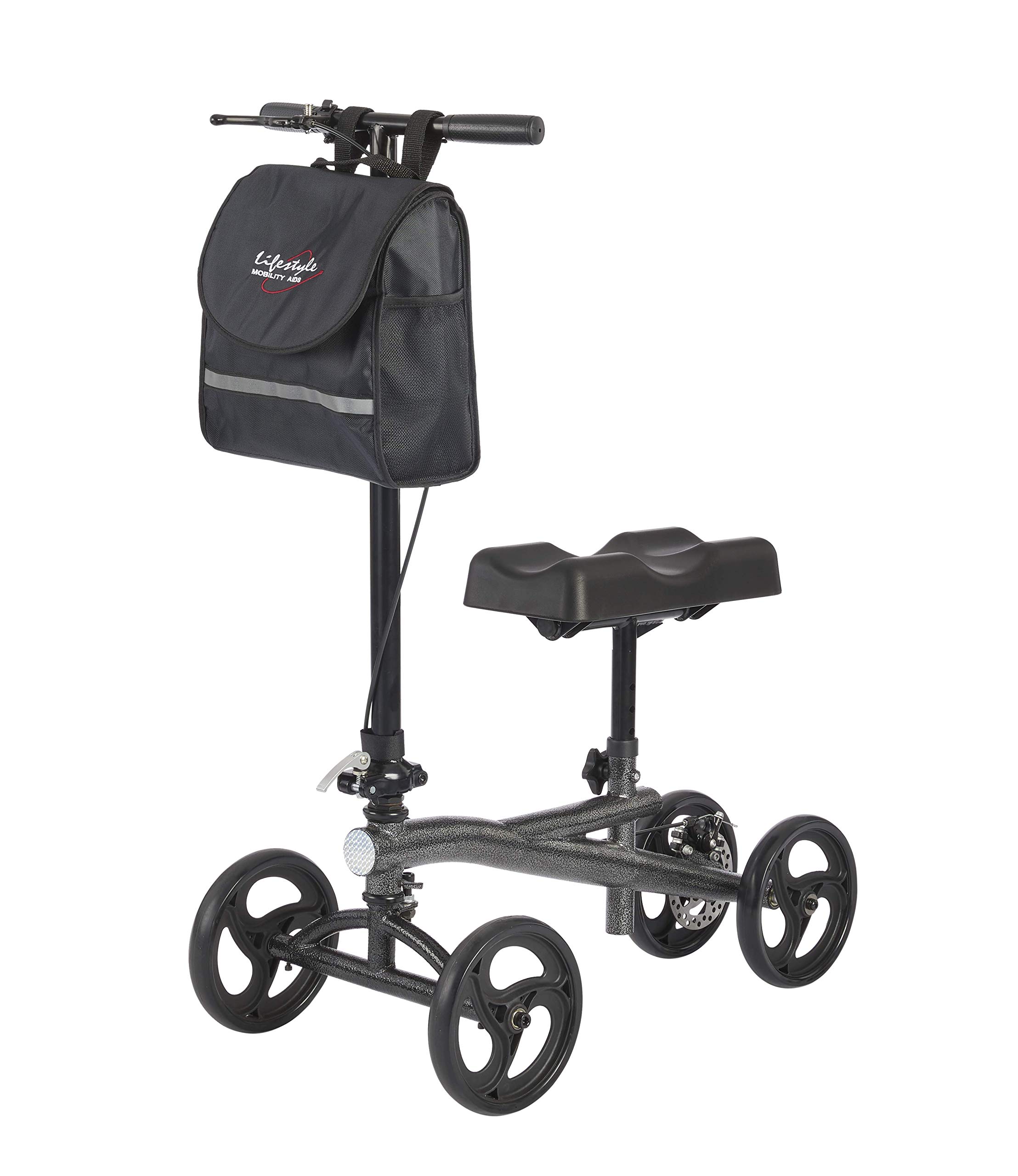 Premium Bariatric Folding Knee Walker with 8