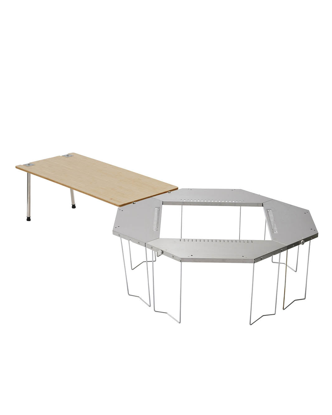 Jikaro Fire Pit Table - Outdoor Patio Fire Pit with Glass Wind Guard - Perfect for Backyard, Garden, and Camping Gatherings