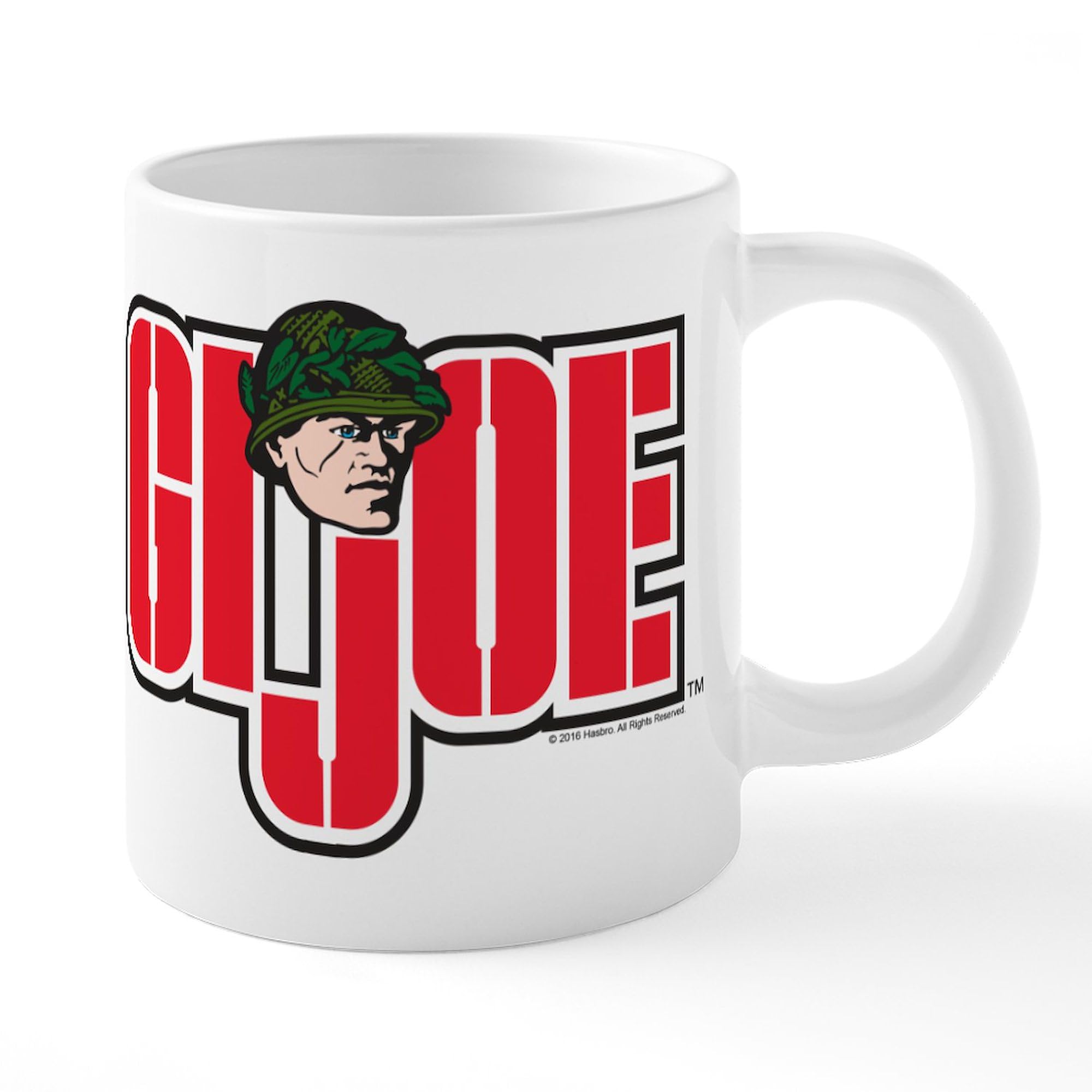 GI Joe Logo 20 oz Ceramic Coffee Mega Mug | Large Insulated Coffee Cup for Office, Home & Gifts | Durable Travel Mug for Hot & Cold Beverages