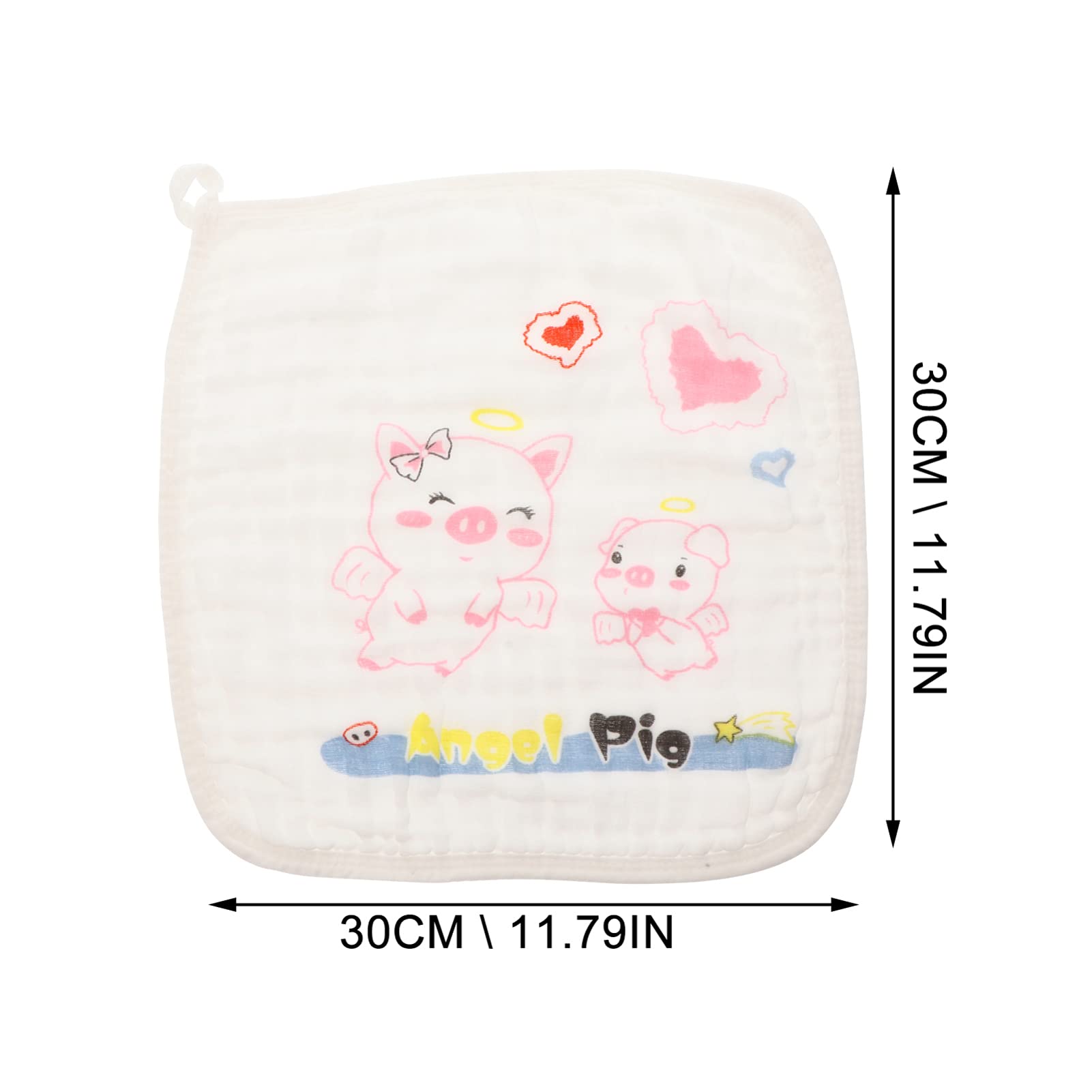 HAPINARY 5-Pack Baby Washcloths - Soft Muslin Face Towels for Newborns | Gentle on Sensitive Skin | Quick-Drying Cotton | Perfect for Bath Time, Feeding & Diaper Changes