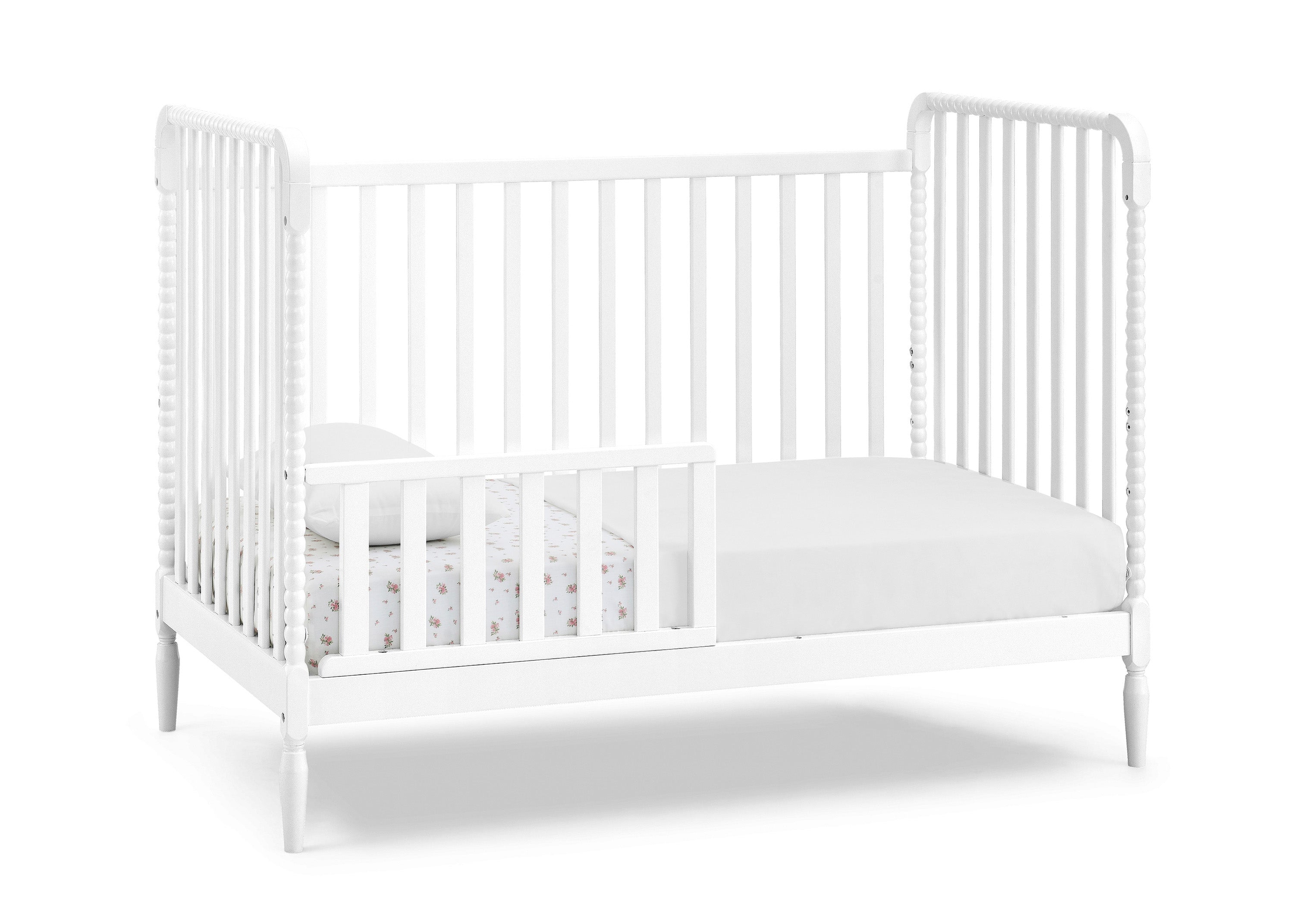 Lily 4-in-1 Convertible Baby Crib - Toddler Bed, Daybed & Full-Size Bed - Safe Nursery Furniture for Newborns & Kids - Perfect for Bedrooms, Daycare & Guest Rooms