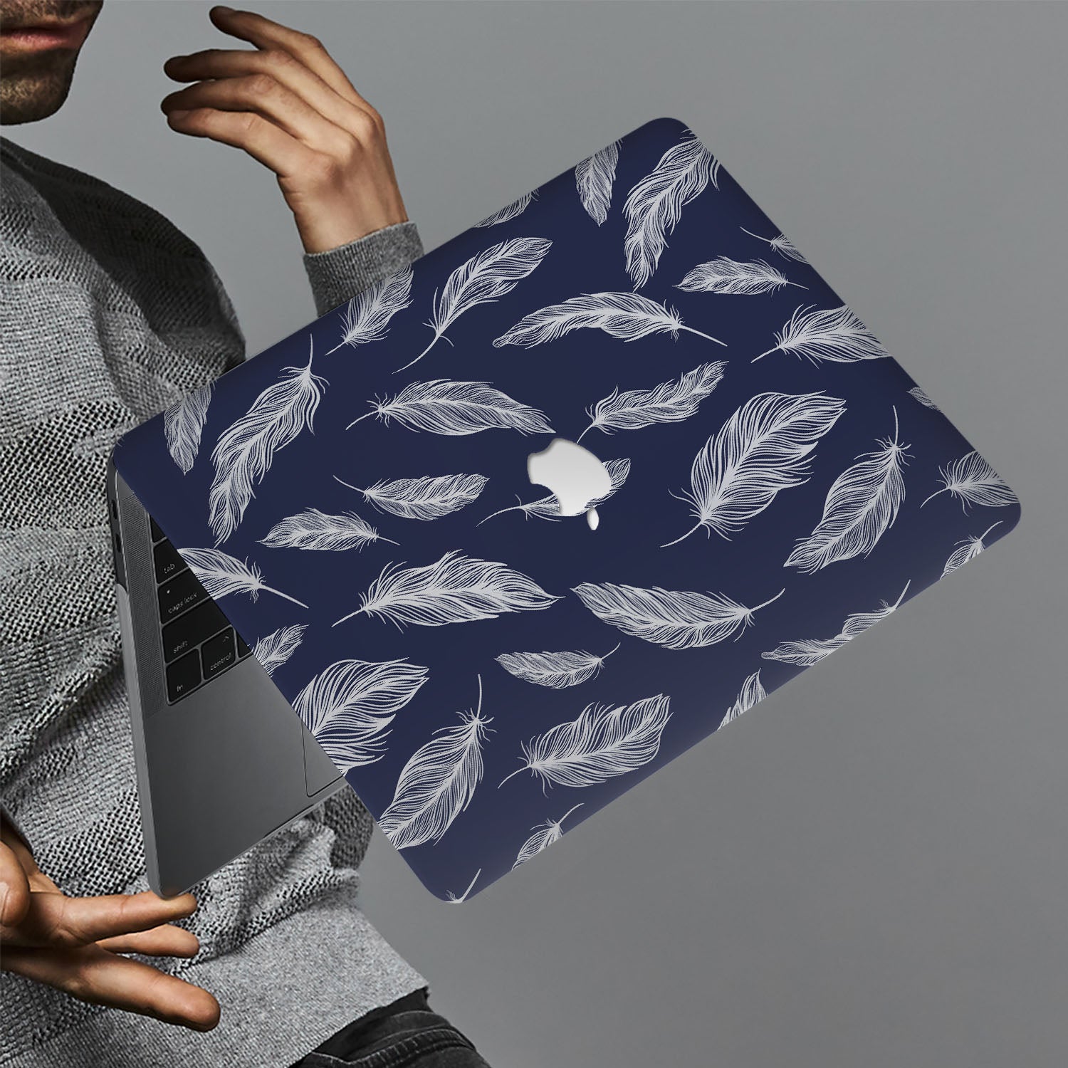 Premium MacBook Pro/Air Protective Case - Ultra Lightweight & Durable Feather Design for 13/14/15/16 Inch Laptops - Perfect for Work, Travel & School Use