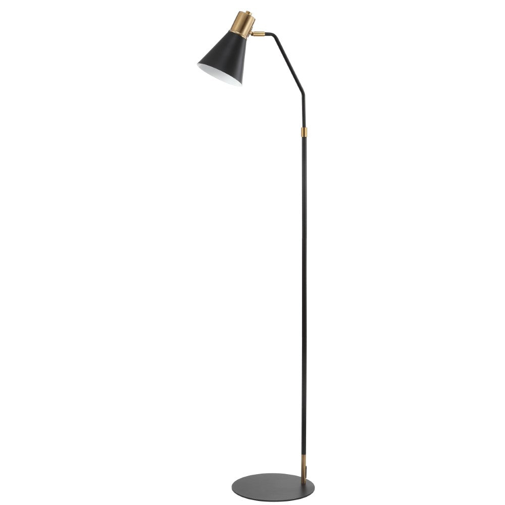 Modern LED Floor Lamp with Adjustable Brightness - Apollo 61 Metal Task Light for Living Room, Bedroom & Office Reading