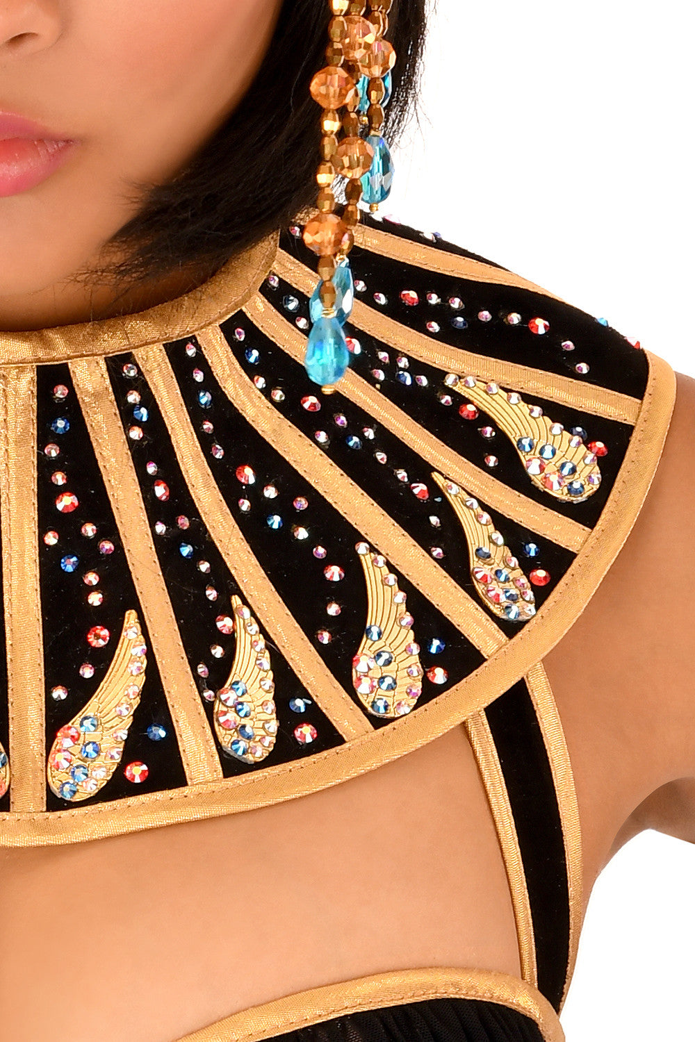Nefertiri Elegant Beaded Collar Necklace for Women - Perfect for Weddings, Parties & Special Occasions