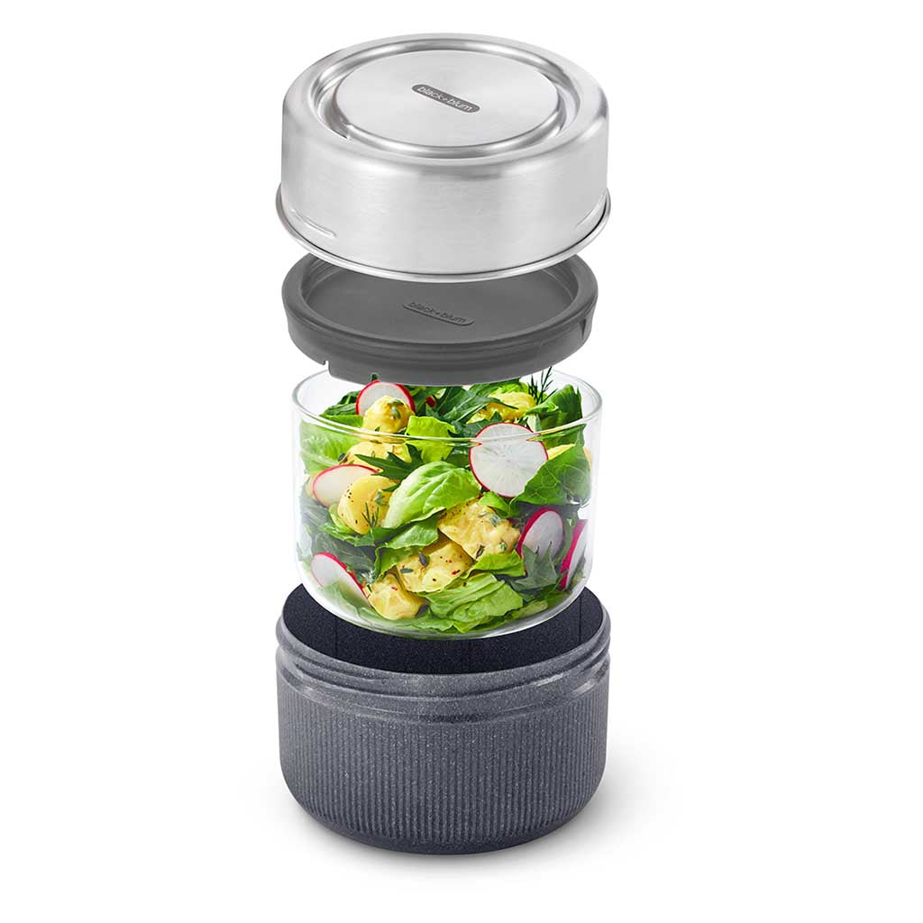 Premium Glass Lunch Box with Slate Design – Ideal for Office, School, Picnics & Meal Prep