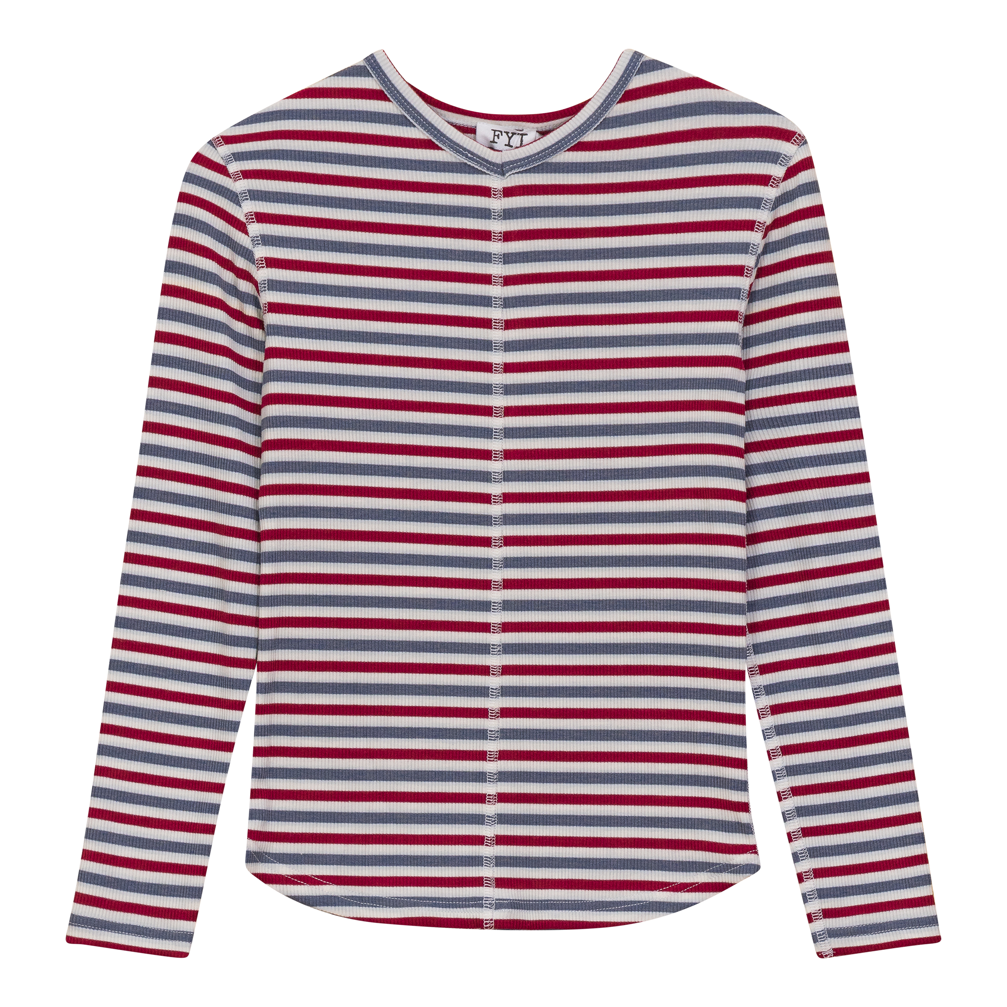 Stylish Striped V-Neck T-Shirt for Men & Women | Soft Cotton Casual Tee | Perfect for Everyday Wear, Outings & Layering