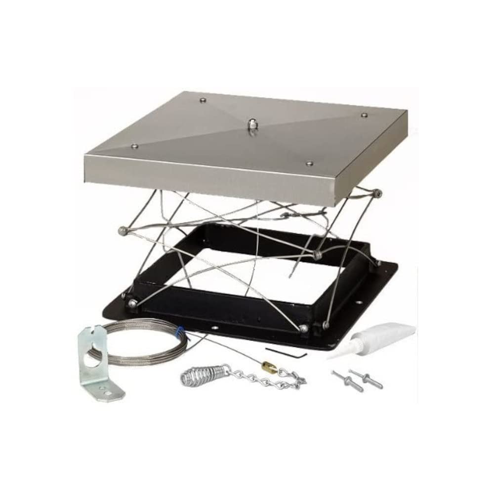8 in. x 8 in. Lock-Top Energy-Saving HVAC Damper - High Efficiency Airflow Control for Home & Commercial Ventilation Systems