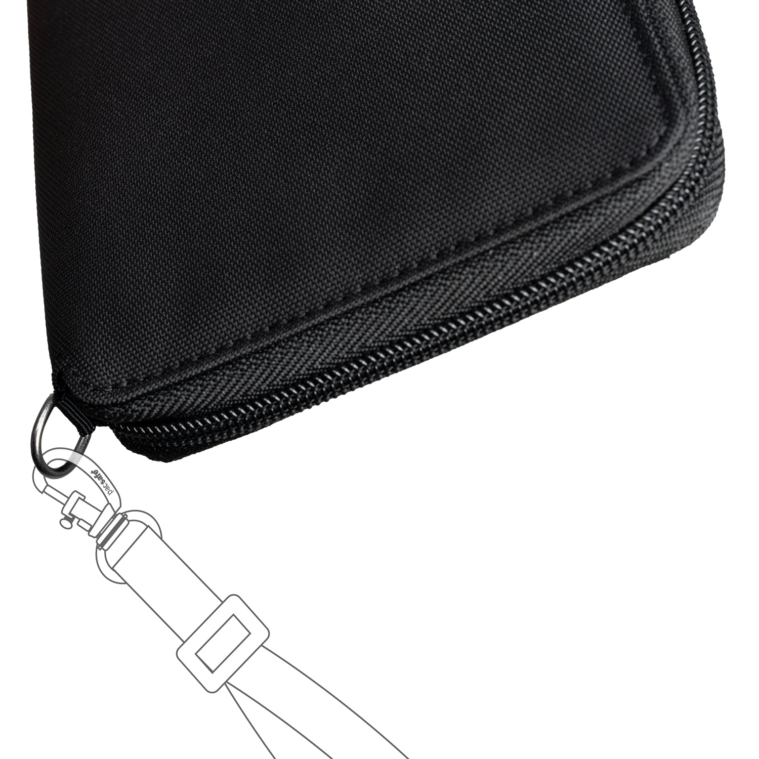 Pacsafe RFID Safe Travel Wallet - Anti-Theft Passport Holder for Secure Money & Credit Card Storage - Perfect for International Travel & Daily Commute