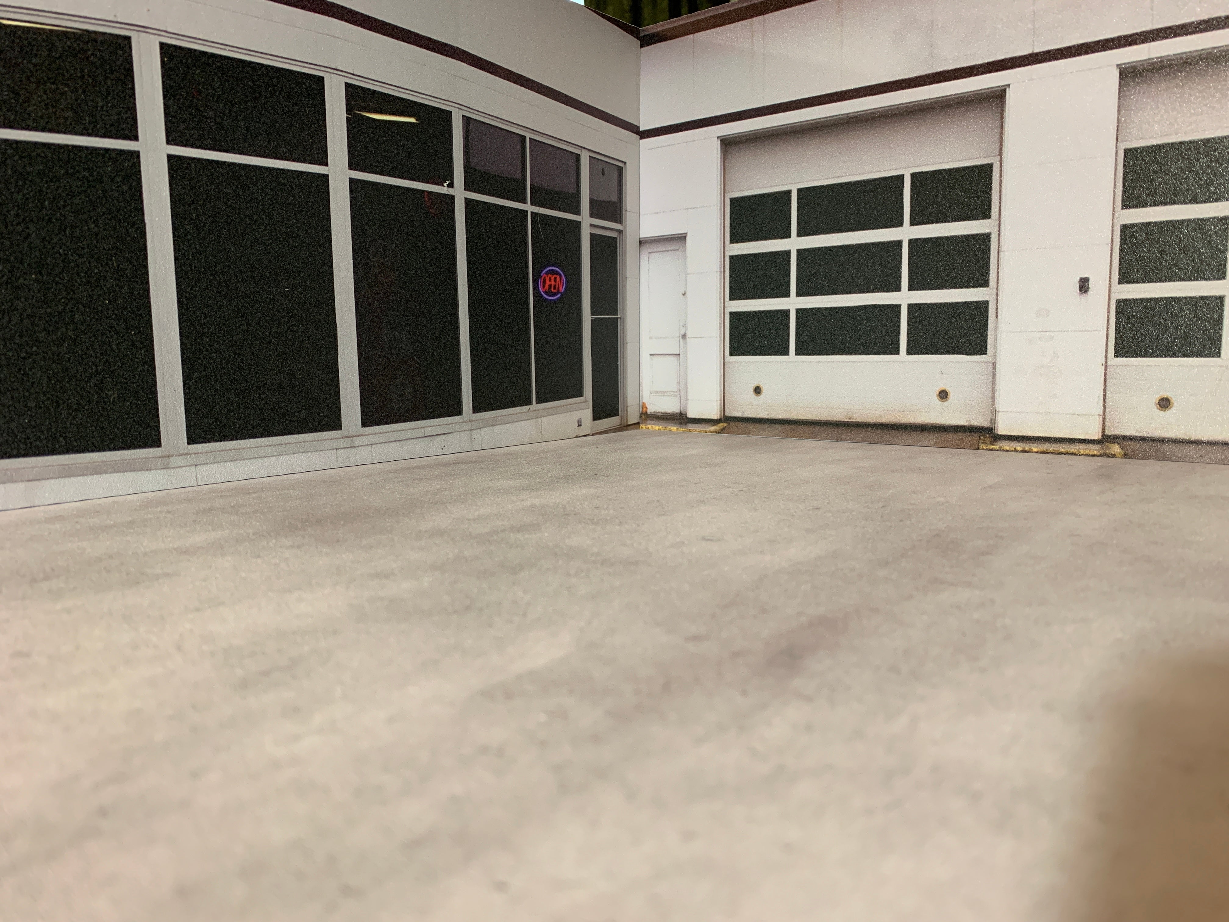 Professional Photography Backdrop - Durable Garage Scene Background for Product Shoots, Portraits & Social Media Content