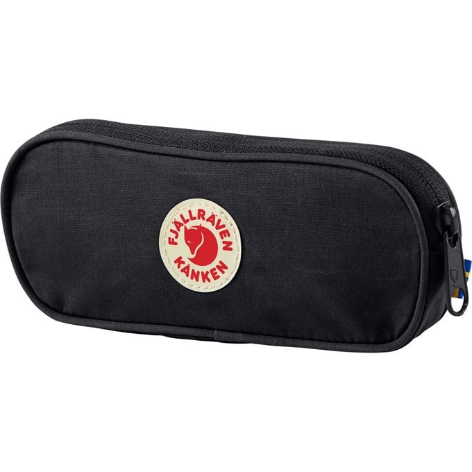 Fjallraven Kanken Pen Case - Black | Waterproof Pencil Pouch for School, Office & Travel | Compact Stationery Organizer for Backpacks & Bags