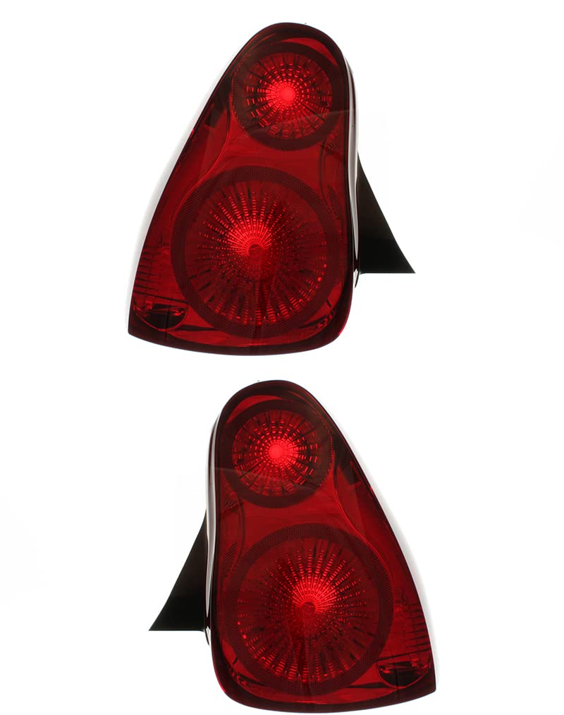 Chevrolet Chevy Monte Carlo Tail Lights Lamps Set - Compatible with 2006 & 2007 Models - Driver & Passenger Side Replacement - Enhance Night Visibility & Safety for Street Driving & Car Shows
