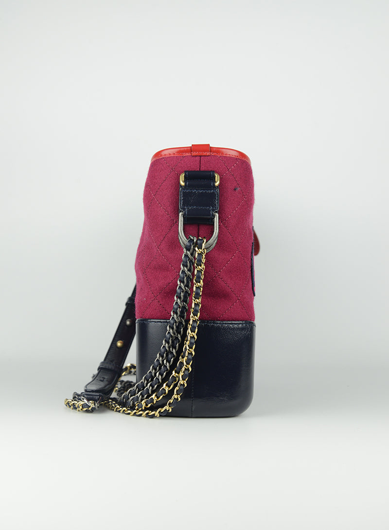 Chanel Gabrielle Red and Blue Leather Shoulder Bag - Luxury Designer Handbag for Women, Perfect for Parties, Work & Everyday Use