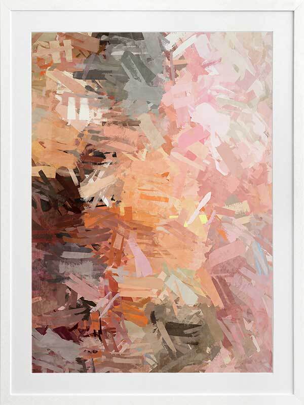 Pink Framed Art Print - Vibrant Wall Decor for Living Room, Bedroom & Office - Express Yourself with Stylish Home Art