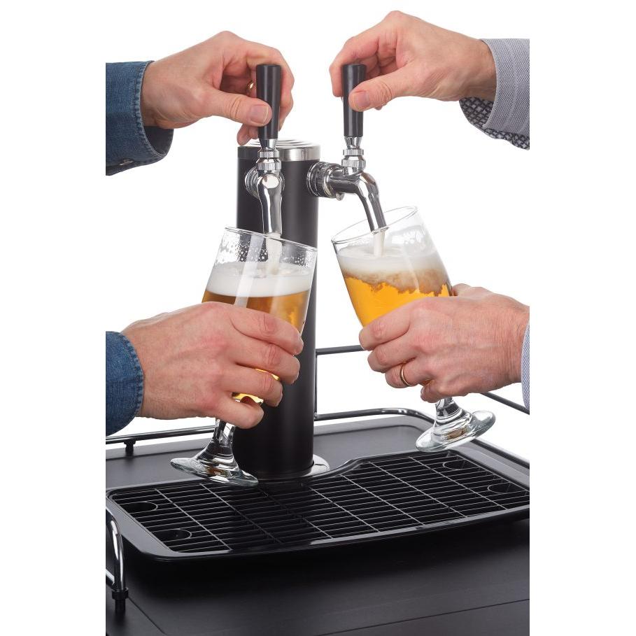 Danby 5.4 cu ft Freestanding Beverage Center Beer Dispenser - Perfect for Home Bars, Basements & Man Caves (Model DKC054A1BSL2DB)