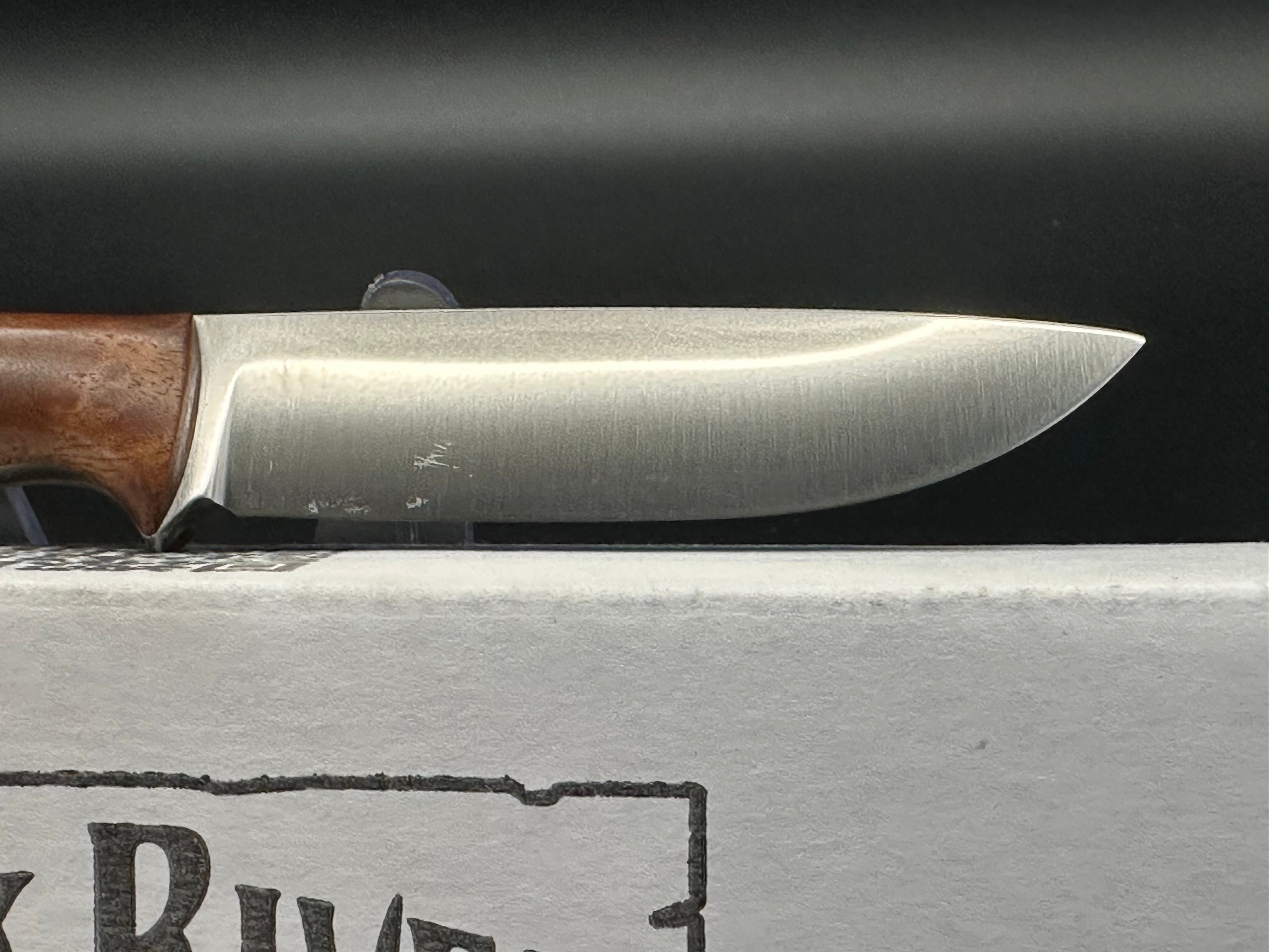 Bark River Bravo EDC Knife with Camphor Burl Handle - Premium Everyday Carry Pocket Knife for Outdoor, Camping, and Survival Use