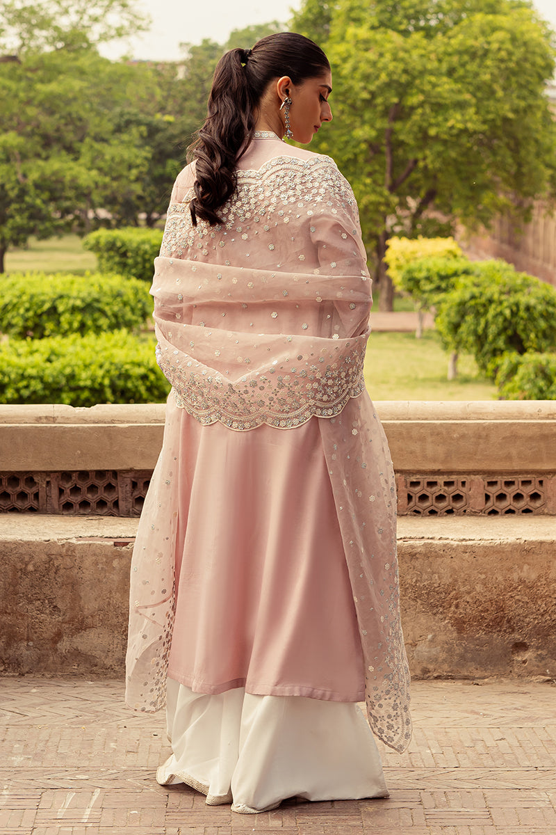 MIRAAJ 2 Piece Women's Ethnic Outfit Set - Embroidered Shirt & Dupatta Scarf for Festivals, Weddings & Special Occasions